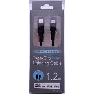  PDб MFIǧڡType-C-Lightning̿USB֥/PowerDeliveryб/ȥ֥/1.2m/֥å CDM-LSS120K