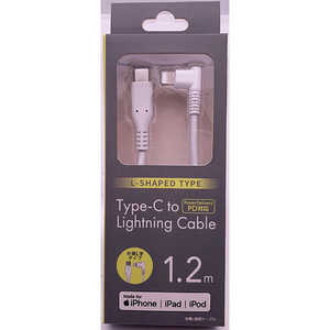  PDб MFIǧڡType-C-Lightning̿USB֥/PowerDeliveryб/Lͥ/1.2m/ۥ磻 CDM-LSL120W