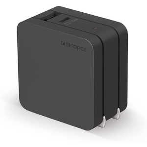 デジフォース 65W USB GaN PD 急速充電器 Type-C/Type-A同時充電対応 D0035BL デジフォース 65W USB GaN PD 急速充電器 Type-C/Type-A同時充電対応 D0035BL