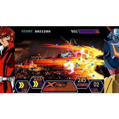 BLISSBRAIN Switchゲームソフト 70年代風ロボットアニメ ゲッP-X