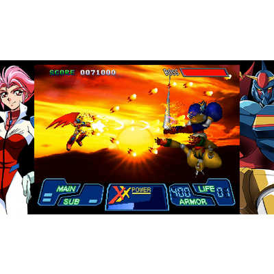 BLISSBRAIN Switchゲームソフト 70年代風ロボットアニメ ゲッP-X