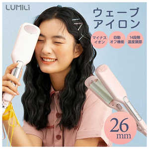 TAKEONE イージーウェーブヘアアイロン LUMILi 26mm 100℃?230℃ 交流(コード)式 EA002EW TAKEONE イージーウェーブヘアアイロン LUMILi 26mm 100℃?230℃ 交流(コード)式 EA002EW