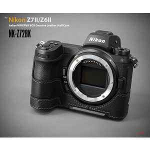 LIMS ニコンZ7II/Z6II用本革カメラハーフケース ブラック NK-Z72BK