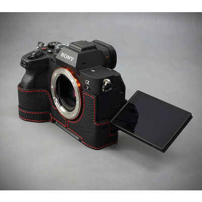 α7 IV ミラーレス一眼カメラ ボディ ＋ 本革カメラハーフケース LIMS ソニー a7 IV用本革カメラハーフケース ブラック SYA7M4DBK の