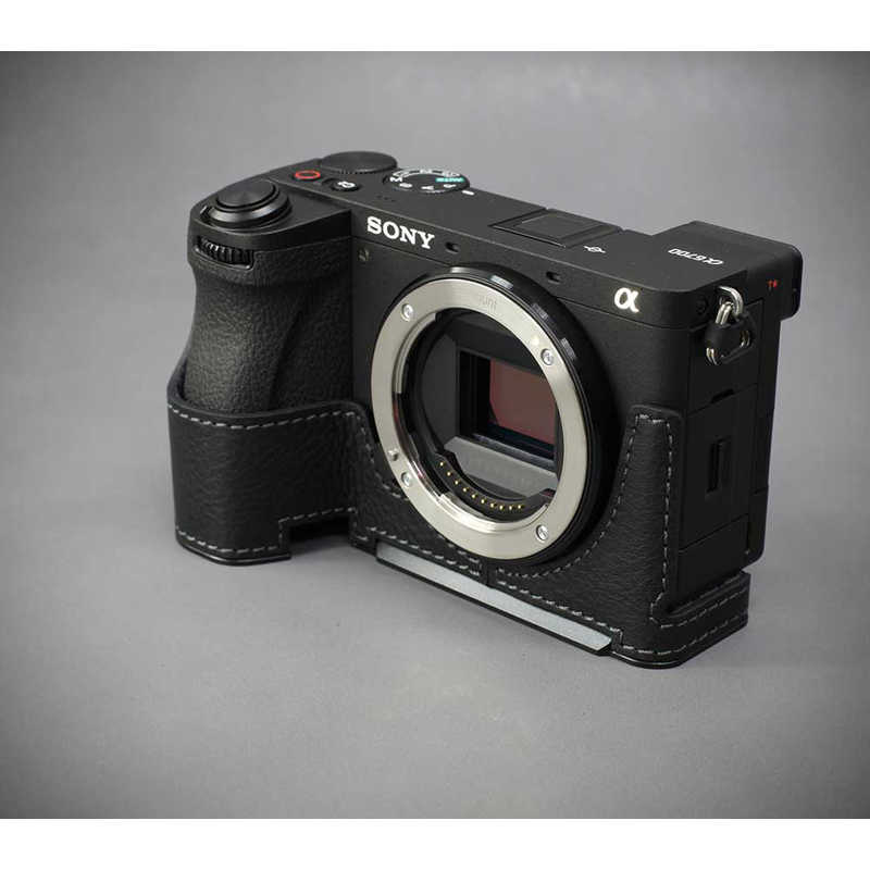 LIMS LIMS ソニー α6700用本革カメラハーフケース ブラック SY-A6700DBK SY-A6700DBK