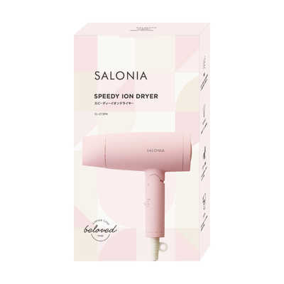 SALONIA ピンク サロニア ヘアドライヤー 限定色 SL-013PK SALONIA スピーディーイオンドライヤー 限定色 ピンク SL-013PK