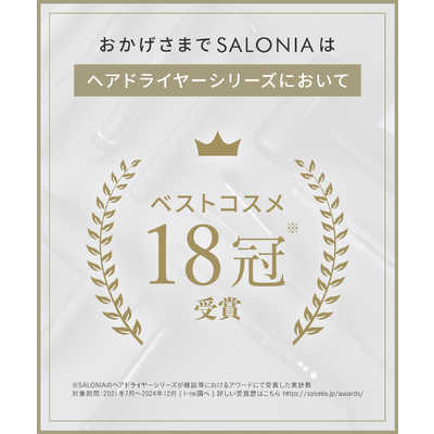 サロニア SALONIA スムースシャインドライヤー グレー SAL23209GR の