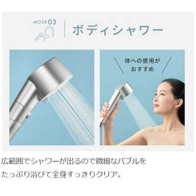 SALONIA サロニア ファインバブルクリア シルバー ホワイト 本体
