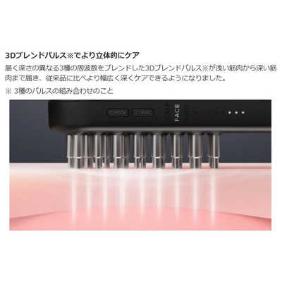 サロニア SALONIA EMSリフトブラシ 3Dケア ［EMS美顔器 /国内・海外