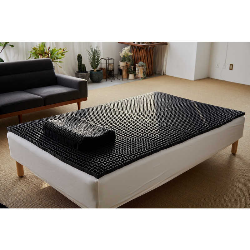 太陽 太陽 ヒツジのいらないマットレス SLEEPER ブラック シングルサイズ HTM003SG HTM003SG