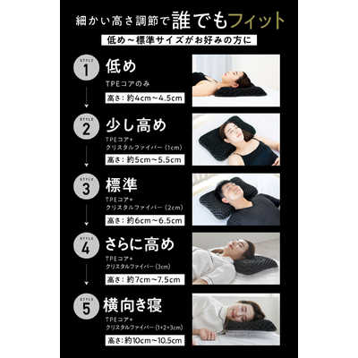 太陽 ヒツジのいらない枕 -調律- ブラック HTC001 の通販