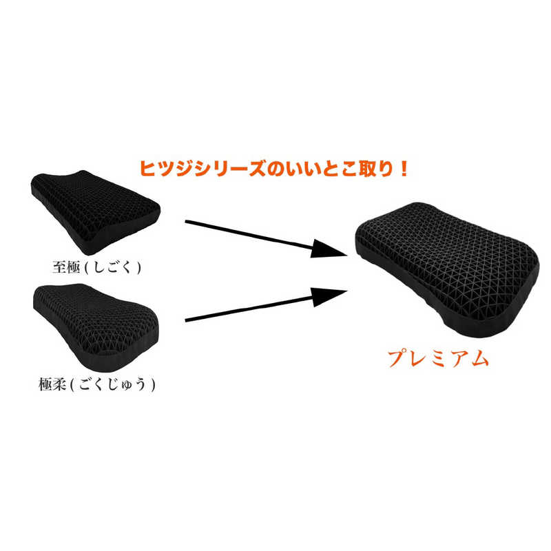 太陽 太陽 ヒツジのいらない枕 プレミアムブラックレーベル HTP-002 HTP-002