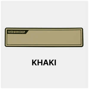 5050WORKSHOP ȥɥ ѥå SIGN PATCH KHAKI TR036-5WS-3801