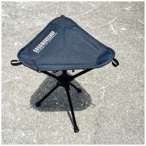 5050WORKSHOP アウトドア用品 360°回転型チェア BLACK TR022-5WS-4435 5050WORKSHOP アウトドア用品 360°回転型チェア BLACK TR022-5WS-4435