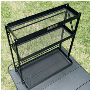 5050WORKSHOP アウトドア用品 シェルフ FOLDING SHELF ブラック TR043-5WS-4445 5050WORKSHOP アウトドア用品 シェルフ FOLDING SHELF ブラック TR043-5WS-4445