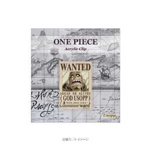 ジェイエム ONEPIECE新手配書 アクリルクリップ ウソップ OP24TAC04 ジェイエム ONEPIECE新手配書 アクリルクリップ ウソップ OP24TAC04