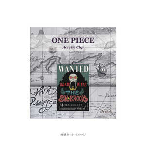 ジェイエム ONEPIECE新手配書 アクリルクリップ ブルック OP24TAC09 ジェイエム ONEPIECE新手配書 アクリルクリップ ブルック OP24TAC09