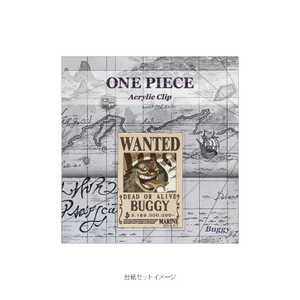 ジェイエム ONEPIECE新手配書 アクリルクリップ バギー OP24TAC12 ジェイエム ONEPIECE新手配書 アクリルクリップ バギー OP24TAC12