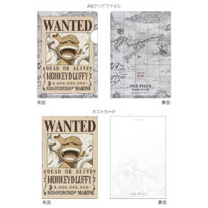 ジェイエム ONEPIECE新手配書 A6クリアファイル&ポストカードセット ルフィ OP24TPC01 ジェイエム ONEPIECE新手配書 A6クリアファイル&ポストカードセット ルフィ OP24TPC01