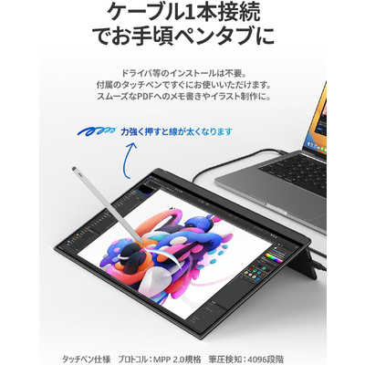 EHOMEWEI USB-C接続 PCモニター モバイルモニター Lシリーズ