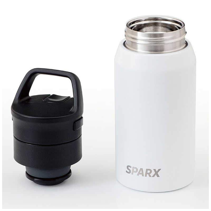 アトラス アトラス 真空断熱炭酸用ボトル 370ml SPARX ［炭酸対応］ ASO-370WH ASO-370WH