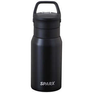 アトラス 真空断熱炭酸用ボトル 370ml SPARX ［炭酸対応］ ASO-370BK