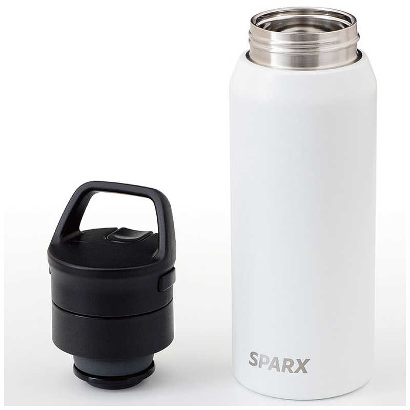 アトラス アトラス 真空断熱炭酸用ボトル 530ml SPARX ［炭酸対応］ ASO-530WH ASO-530WH