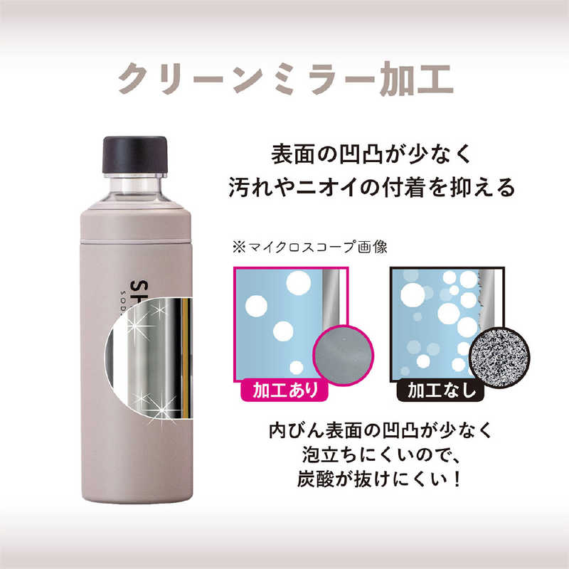 アトラス アトラス SHUWAT ソーダキーパー 炭酸飲料対応ステンレスボトル 600ml WG ASOK700 ASOK700