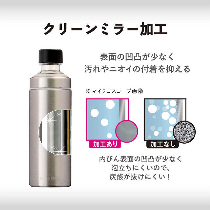 アトラス アトラス SHUWAT ソーダキーパー 炭酸飲料対応ステンレスボトル 600ml SV ASOK700 ASOK700