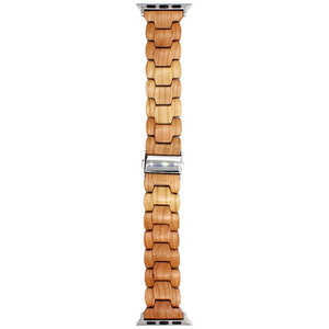 アイキューラボ Apple Watch ウッドベルト 44/42mm ベージュ IQAWWOOD44BG アイキューラボ Apple Watch ウッドベルト 44/42mm ベージュ IQAWWOOD44BG