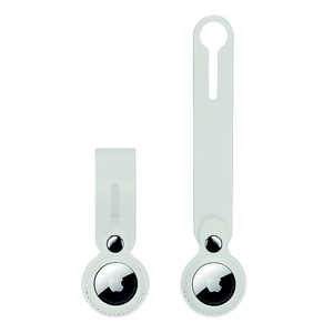 アイキューラボ Air Tag PUロングホルダー ホワイト IQ-ART-LPUR-WH アイキューラボ Air Tag PUロングホルダー ホワイト IQ-ART-LPUR-WH
