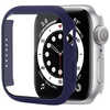 アイキューラボ Apple Watch7 41mm 液晶ガラス付きPCカバー ネイビー AW-GLPC41-NV