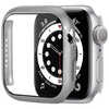 アイキューラボ Apple Watch7 41mm 液晶ガラス付きPCカバー シルバー AW-GLPC41-SV