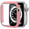 アイキューラボ Apple Watch7 41mm 液晶ガラス付きPCカバー ピンク AW-GLPC41-PK
