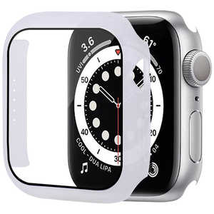 アイキューラボ Apple Watch7 45mm 液晶ガラス付きPCカバー クリア AW-GLPC45-CL