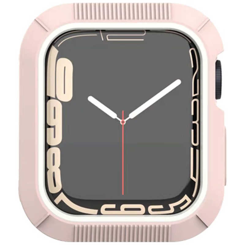 アイキューラボ アイキューラボ Apple Watch7 41mm ツートンケース ピンク×ホワイト AWTT41PKW AWTT41PKW