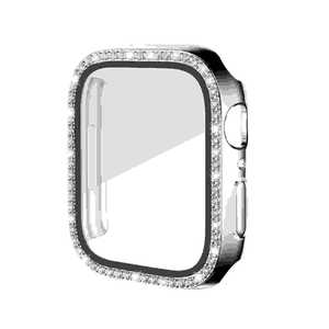 アイキューラボ Apple Watch 45mm用 液晶ガラス付き PCカバー ストーン シルバー AW-GLPCS45-SV アイキューラボ Apple Watch 45mm用 液晶ガラス付き PCカバー ストーン シルバー AW-GLPCS45-SV
