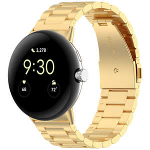 アイキューラボ Google Pixel Watch ステレンスバンド ゴールド IQPWSTGO