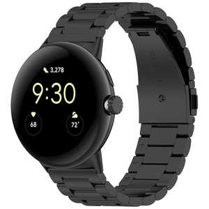 アイキューラボ Google Pixel Watch ステレンスバンド ブラック IQPWSTBK