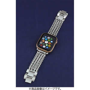 アイキューラボ Apple Watch 49/45/44/42mm ステンレスシルバーベルト E IQ-AW026B45-E
