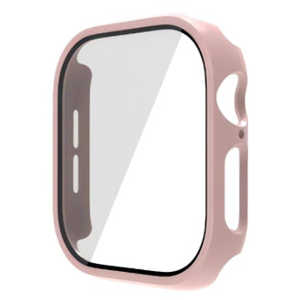 アイキューラボ AppleWatch 42mm 液晶ガラス付き PCカバー ライトピンク AW-GLPC42-LPK アイキューラボ AppleWatch 42mm 液晶ガラス付き PCカバー ライトピンク AW-GLPC42-LPK