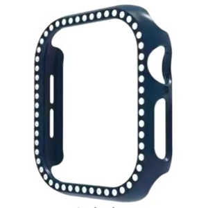 アイキューラボ AppleWatch 42mm 液晶ガラス付き PCカバー ストーン ネイビー AW-GLPCS42-NV アイキューラボ AppleWatch 42mm 液晶ガラス付き PCカバー ストーン ネイビー AW-GLPCS42-NV