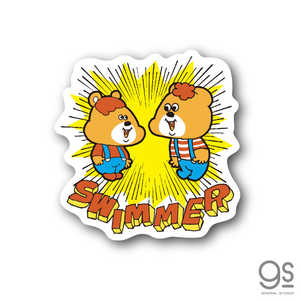 ゼネラルステッカー ダイカットビニールステッカー SWIMMER A SWM-005