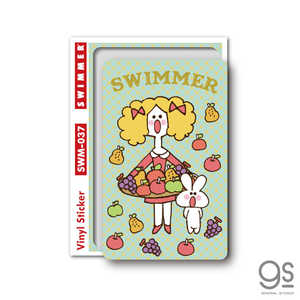 ゼネラルステッカー ミニステッカー SWIMMER G SWM-037