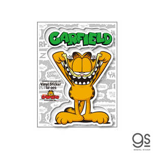 ゼネラルステッカー ハーフカットステッカー GARFIELD スマイル GF-002 ゼネラルステッカー ハーフカットステッカー GARFIELD スマイル GF-002