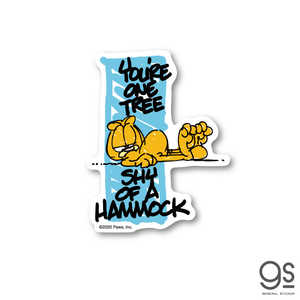 ゼネラルステッカー ダイカットミニステッカー GARFIELD YOURE ONE TREE GF-013 ゼネラルステッカー ダイカットミニステッカー GARFIELD YOURE ONE TREE GF-013