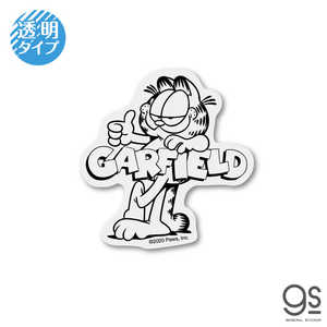 ゼネラルステッカー 透明ダイカットミニステッカー GARFIELD GF-018