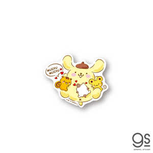 ゼネラルステッカー ダイカットミニステッカー ポムポムプリン むぎゅむぎゅ LCS-1352