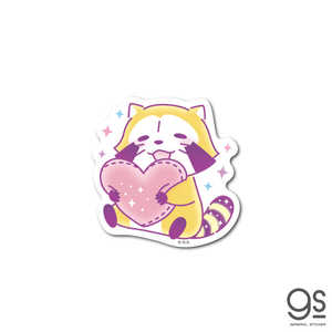 ゼネラルステッカー ダイカットミニステッカー ラスカル ハートクッション RAS-012