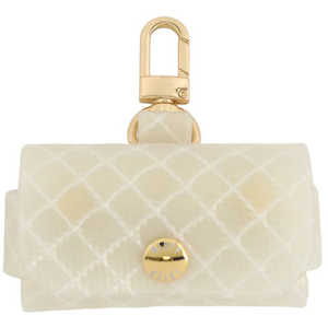 MISTYLAYER MISTY LAYER フルワイヤレスイヤホンマルチケース Mサイズ 格子柄ホワイトゴールド FWEMCM-KHG